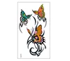 Fake Vrouwen Mannen DIY Henna Body Art Tattoo Design Butterfly Tree Tak Levendige Tijdelijke Tattoo Sticker