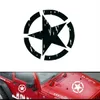 Star pattern imposing style 4040 car sticker decal of reflective material5759798