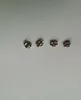 200pcs (100Pair) Otantik Gümüş Kelebek Küpe Emniyet Geri Earnut Küpe kulaklıklar / kulak tıkaçları 5x4mm yedekler x