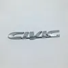 Novo estilo para o Honda Civic Silver Letters Emblem Logo Badge Car Cartocolina traseira da tampa da tampa de decoração212w