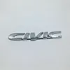 Nieuwe stijl voor Honda Civic Silver Letters Emblem Logo Badge Auto Achterste kofferbak Deksel Decoratie Sticker212W