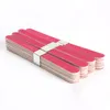 Groothandel - 40 stks / partij Nail Art Manicure Buffer Sanding Files Houten Crescent Sandpaper GRIT Nagels Tool Groothandel Gratis verzending