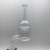 6 pouces verre bangs plates-formes pétrolières avec quartz gratuit thermique P Banger bols en verre à ongles drop down capiteux bécher dab rigs conduites d'eau