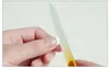 5,5 '' / 14cm Qualité de la marque Durable Cristal Verre Fichier Tampon Nail Art Fichiers Multicolor pour Manucure UV Polish Tool Fichier Nail ZA1480