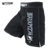 Wtuvive Noir Mens Mma Short de boxe Muay Thai Shorts Lutte Sanda Fight Wear Mixed Martial Arts Cheap Kickboxing Tiger Muay Thai