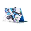 Color Mix Butterfly Owl PU Läder Stand Plånbok Flipkort Slots Omslag För Samsung Galaxy Tab T280 T230 T550 T560 T580