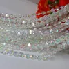Mode coloré cristal arbre fête décoration acrylique perles chaîne chaîne guirlande brins pour mariage fournitures de noël