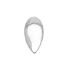 New Silver Gold Plated Water drop shape Hip Hop Single Tooth Grillz Cap Top & Bottom Grill for Halloween Party Jewelry