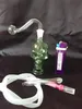 Nouveaux os de bondes de conduite d'eau fumée narguilé portable bongs en verre accessoires pour fumer livraison gratuite