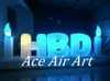Color Changable Rgb Lighted Long Custom Inflatable Letter For Party Decorations Offered By Ace Air Art