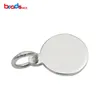 Beadsnice 925 стерлингового серебра кулон круг пустой DIY ювелирных штамповки пустой маленький подарок подвески ID 35632