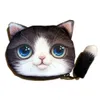 새로운 작은 꼬리 고양이 코인 지갑 귀여운 아이들 만화 지갑 가와이 가방 코인 파우치 어린이 지갑 홀더 여성 동전 지갑