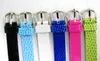50 Streifen 10mm breit / 21cm Länge PU Leder DIY Schlangenhaut Armband Armband Armband fit für 10mm Dia Charme Mode Jewelrys