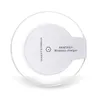 QI Wireless Charger för iPhone 11 XS Max XR Samsung Galaxy S10 Note10 Crystal LED Light Mini Fast Charging Pad med laddningskabel4584641