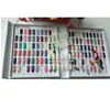 Professionale 120/160Colors Nail Gel Polish Display Card Book Chart con 130/160pcs Nail Tips Alta qualità