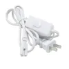 Cabo conector T5 T8 2 pés 3 pés 4 pés 5 pés 6 pés Interruptor de cabo de extensão para cabo de alimentação de tubo LED integrado com plugue americano branco 3 pinos cords1505931