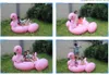 195 * 200 * 120 cm Géant gonflable Flamingo Pool Toy Swimming Float Swan Migne Ride-on Pool Swim Ring pour les vacances d'été Party