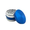 63mm Kleurrijke Bladerdeeg Herbal Herb Rook Tabaks Grinder Spice Crusher Muller Hookah Shisha Chicha Accessoire