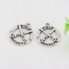 Hot ! 100pcs Antique Silver Zinc Alloy Single-sided Field Hockey Charms 19x23mm DIY Jewelry A-450