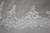 Real Picture Wedding Cape Wrap Wrap Casacos Casacos Meia Manga Tule Branco Cabo de Marfim Capes Lace Appliques