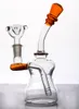 14 mm Gezamenlijke Bong 7.5 inch Colorized Mini Heady Glass Bongs Water Pijp Hookahs Pijpen Recycle Oil Rigs DAB RUG Percolator