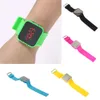 Square plastic shell, LED watch, fashion, hot stock, , LED, mirror, watch wholesale