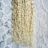 613 Bleach Blonde Keratin Hair Extension U Tip 100s Curly Keratin wiązanie Włosy Włosy 100G przedłużanie włosów ludzkich 69993911