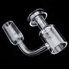 Terp Vacuum Quartz Vacuum Banger Domeless Nail Smoknig Accessories with Polished Joint For Dab Oil Rigs Glass Bongs