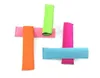 50pcs/lot DHL Fast Shipping 15x4cm Popsicle Holders Pop Ice Sleeves Freezer Pop Holders 10 colors