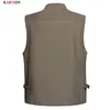 Wholesale- Factory wholesale Summer Men Multifunctional  Vest Sleeveless Jackets Coats Clothes Photography Vest