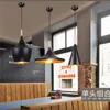 Lâmpada estilo vintage Europeu Wind Industrial Pingente Luz E27 Base DropLight para Restaurante Decoração de Casa Quarto LED Bulbo