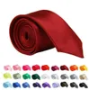 hot sale! Fashion T-Shirt Mens Wedding Party Brand Tie Tight 30 Pure 5cm Black Red Blue Corbatas DB05