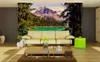 3D Landscape Wallpaper Murales Lago e montagne Wallpaper Modern Living Room Sfondo Decorazione della parete Pittura