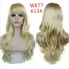 Perruques synthétiques 26 pouces, perruque blonde longue de 280g, perruques synthétiques ondulées naturelles résistantes à la chaleur pour femmes noires, perruques blondes de Cosplay Afro