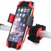 Universal Cykelcykel Stativhållare Spindel Web Phone HandleBar Clip Stand Mount Bracket Flexibel 360 grader för iPhone 7 Smart Phone GPS