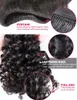 Greatemy® Full cutical Curly Hair Weave Obehandlat Peruvian Virgin Human Hair Weft Deep Curly 3pcs / Lot Naturlig svart hårförlängning