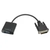 Freeshipping Partihandel Pro DVI-D 24 + 1 Pin Male till VGA 15 Pin Kvinnlig kabeladapteromvandlare Connector