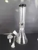 Hög 30 cm triangulär hookah glasrör, glas bong svart