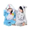 cute kids onepiece pajamas cute doraemon cartoon robe sleepwear for 310yrs children boys girls onesie pajamas night clothes8447936