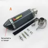 Dla CB400 CB600 CBR600 CBR1000 YZF FZ400 Z750 YZF600 Motorcycle Muffler Rura Zmodyfikowana 38-51 mm System tłumiący ogona 244R