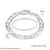 YHAMNI Original réel solide 925 pur argent hommes mode charme bracelet de luxe bijoux de mariage cadeau H200188w