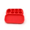 1 st Siliconen 6in1 Anti-aanbak Wax Potten Dab Container Case Box Voor Soild Olie Food Grade Silicon Containers