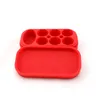 1pc Silicone 6in1 Nonstick Wax Jars Dab Container Case Box For Vaporizer E Cigs Soild Food Grade Silicon Containers9577389