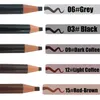 5 färger 1818 Långvarig ögonbryn Penna Vattentät Eye Brow Pen Makeup Tool Mörk / Lätt Kaffe Svart Grå Rödbrun