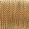 in bulk 3meter/lot Jewelry Finding Chain Gold Stainless Steel 3mm/4mm/6mm Fashion wheat braid chain Link Marking JEWLERY DIY