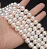 10-11mm White Natural Pearl Necklace 17 Inch 925 Silver Clasp