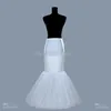 Barato sereia nupcial petticoat um-hoop osso cintura elástica underskirt para sereia vestido de casamento crinoline trompete frete grátis novo