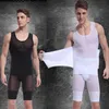 Modelador corporal masculino cinta abdominal espartilho colete modelador roupa íntima camisa de compressão