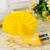 Mini Pretty Magic Mushroom-Shaped Energy Saving Sensor LED Romantic Night Light with Plug Yellow with sensor led