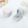 Schmuckschatullen 2017 neue Mode 10 Farben quadratisch Samt Schmuckschatulle rot Gadget-Box Halskette Ring Ohrringe Box J015